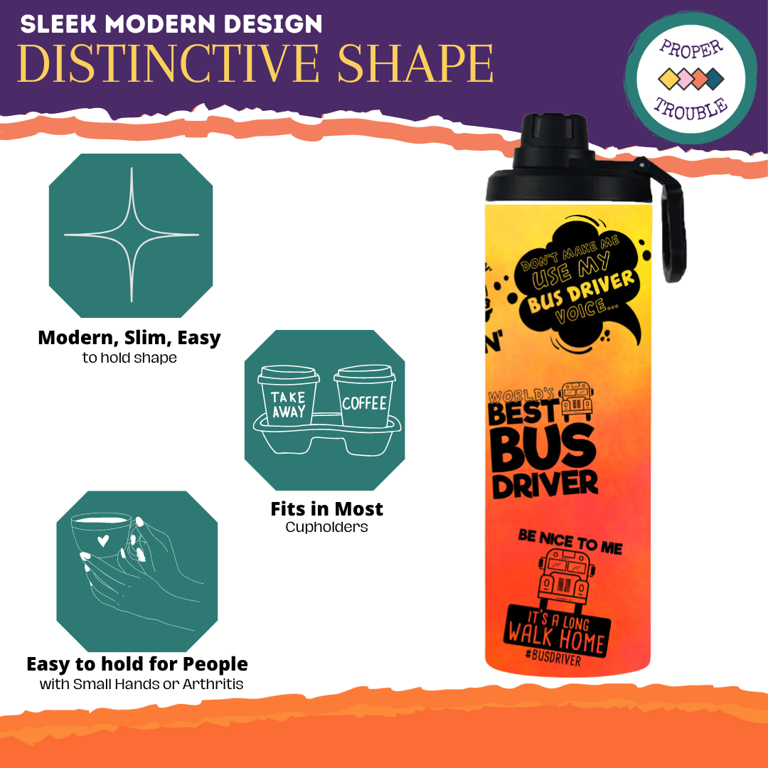 World's Best Bus Driver Tumbler/ Mug / Coffee Gift Set