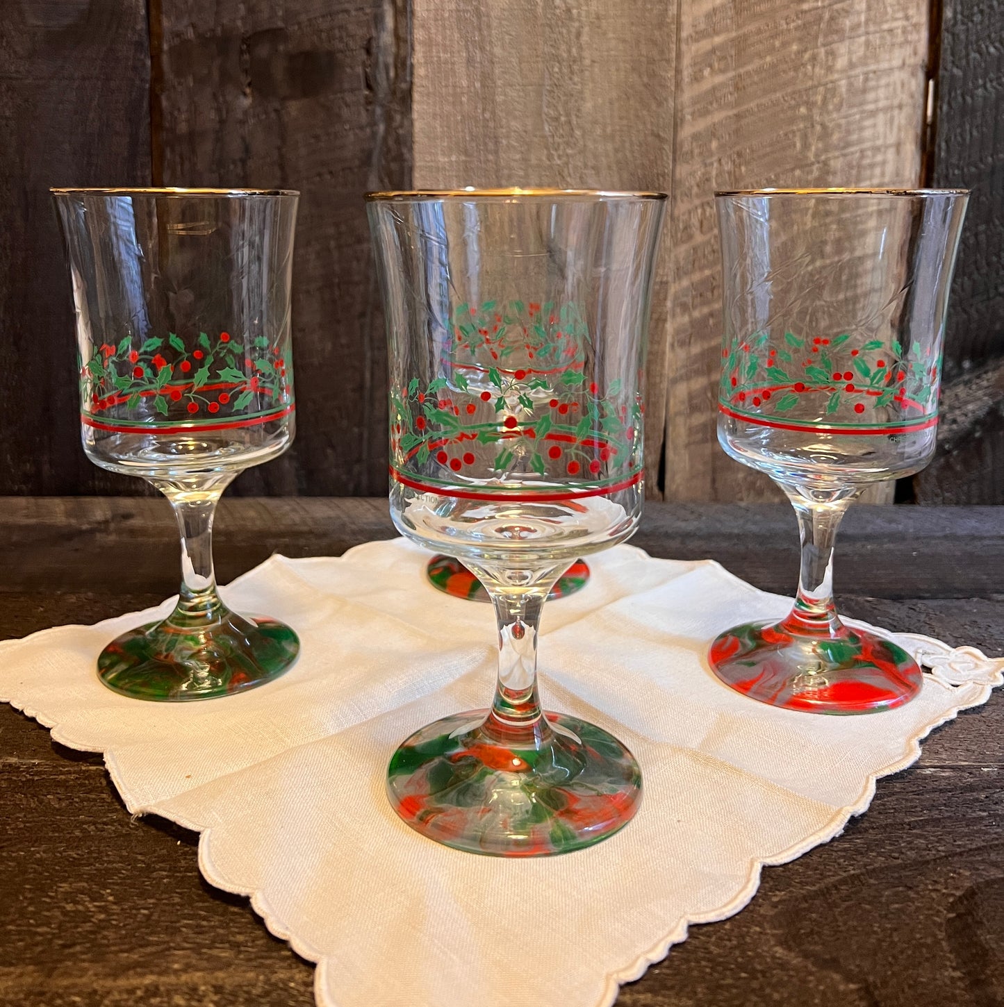 One-of-a-Kind Upcycled Christmas Wine Glasses – Because Basic Isn’t Your Vibe!