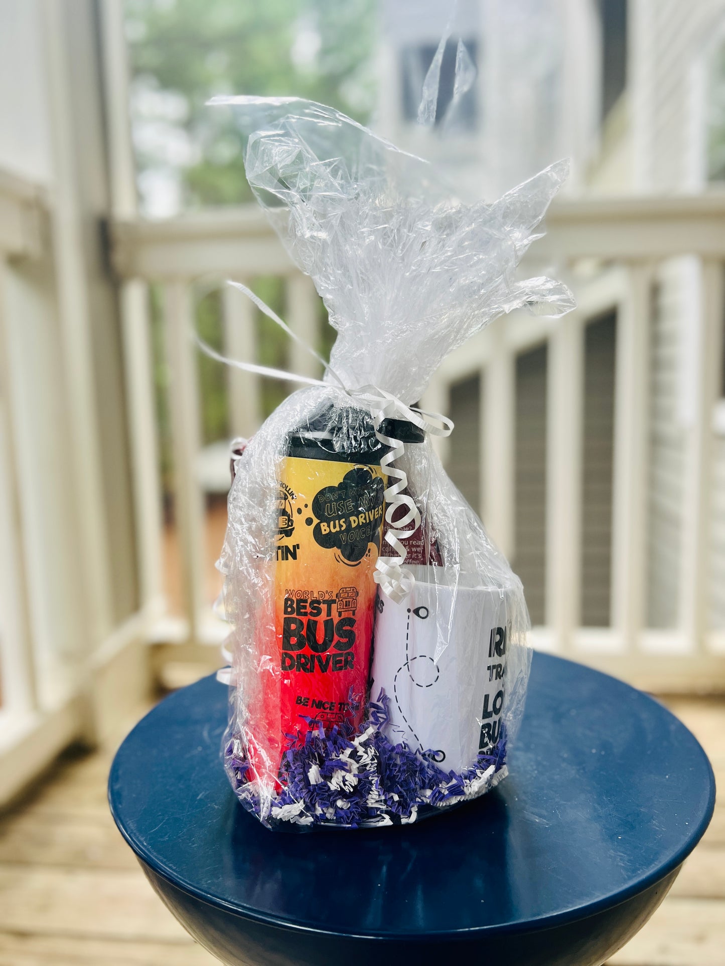 World's Best Bus Driver Tumbler/ Mug / Coffee Gift Set