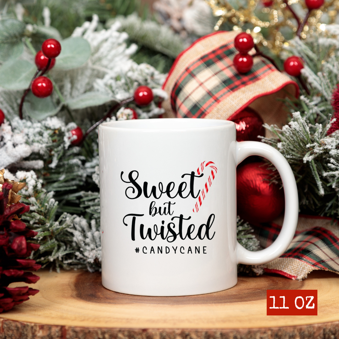 More Than Santa Claus Your Sister Knows When You've Been Bad and Good / Sweet but Twisted #candycane Coffee / Tea Mug