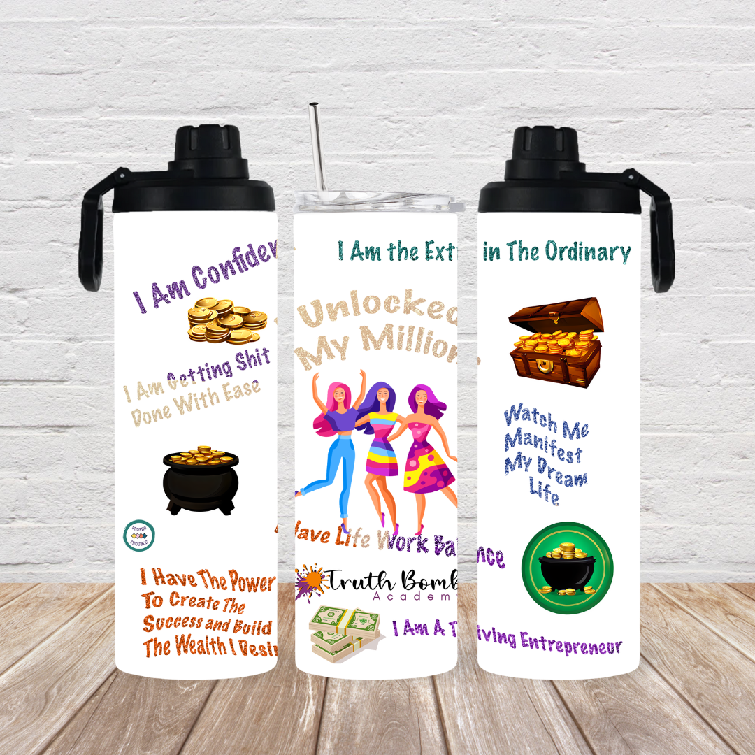 Customized, and Personalized Company Logos on 20oz Travel Tumbler with Sports Lid