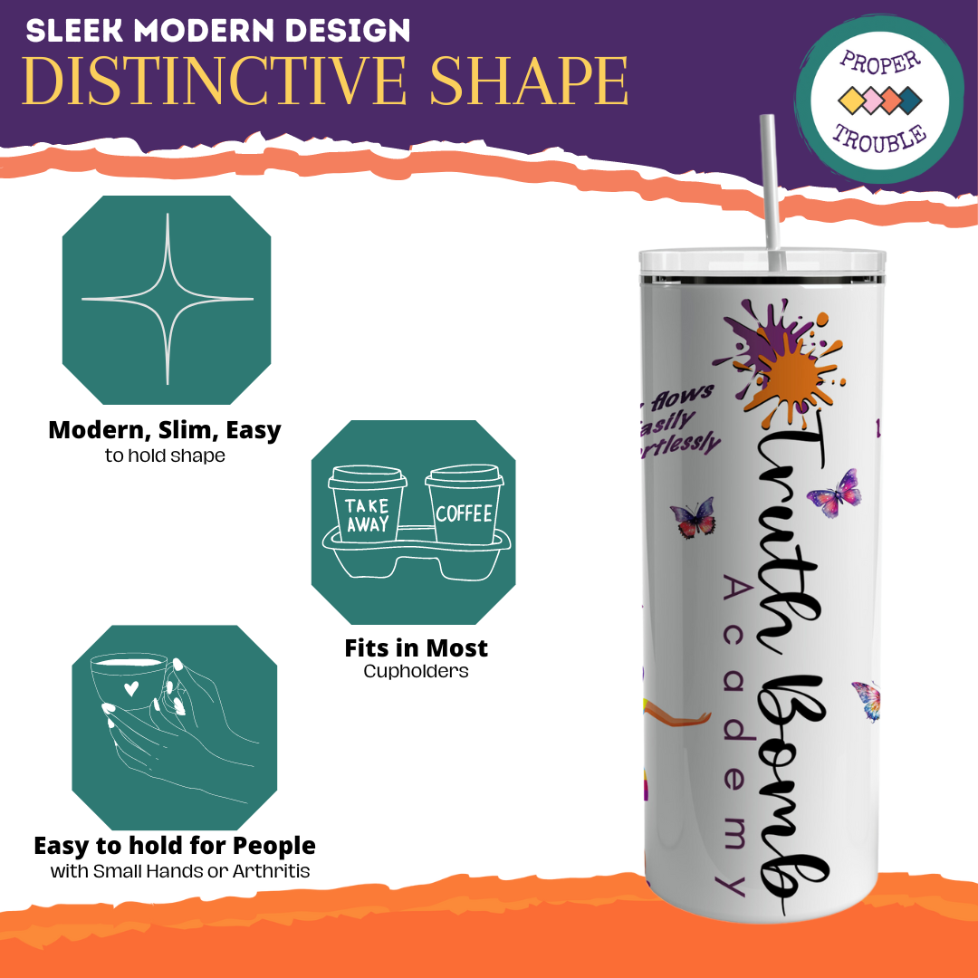 Customized, and Personalized For Your Fundraiser on 20oz Travel Tumbler