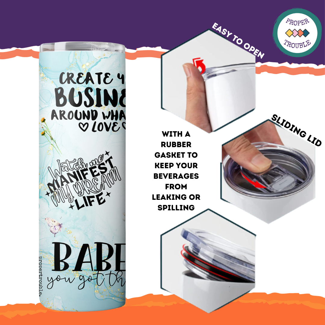 Female Entrepreneur Tumbler/ Mug / Coffee Gift Set