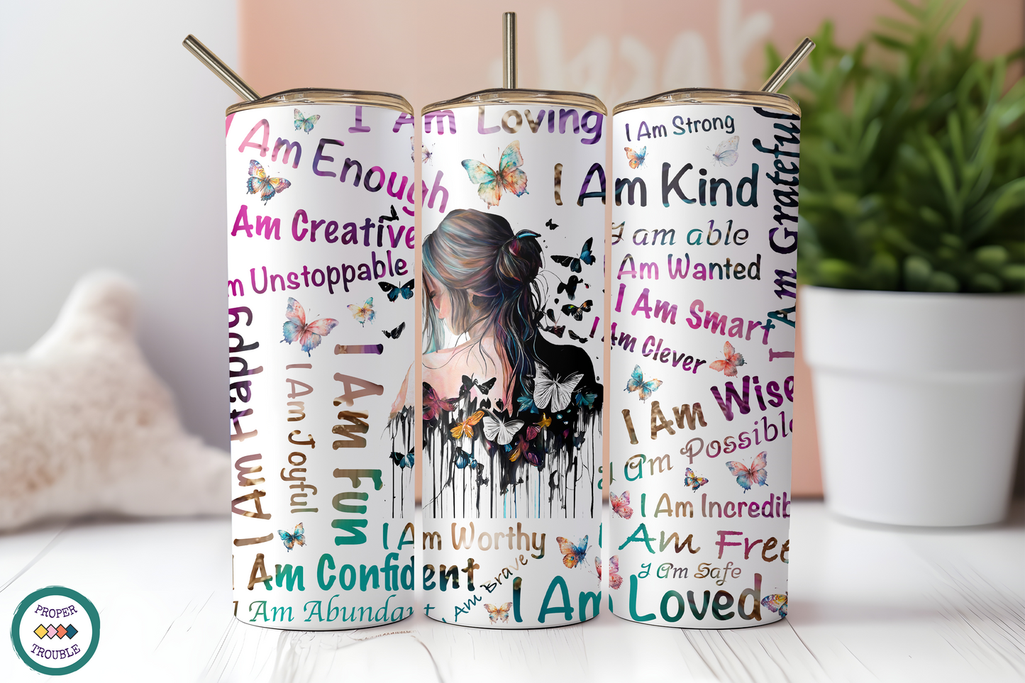 I'm Unstoppable Tumbler/ Mug / Organic Tea Gift Set