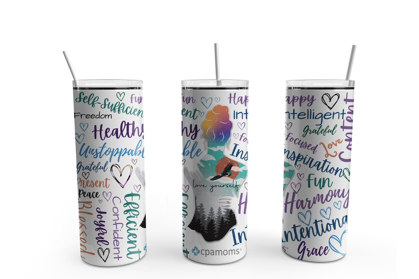 Customized, and Personalized For Your Fundraiser on 20oz Travel Tumbler