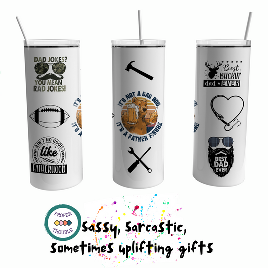 It's Not a Dad Bod 20oz Travel Tumbler