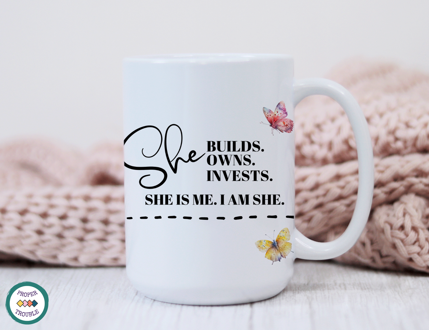 Female Entrepreneur Tumbler/ Mug / Organic Tea Gift Set