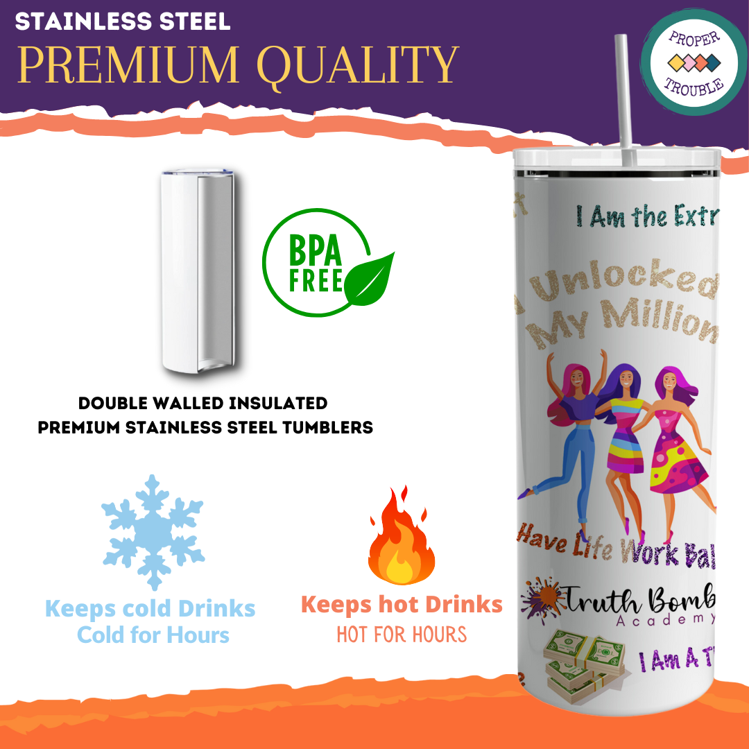 Customized, and Personalized For Your Fundraiser on 20oz Travel Tumbler